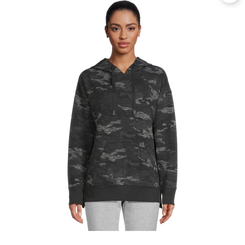 Athletic Works Charcoal Camouflage Women's Hoodie